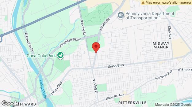 Street map Allentown Pennsylvania AI