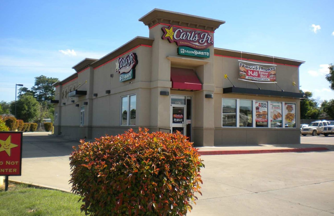 2617 Oklahoma Ave Woodward Ok 73801 Fast Food Property For Carl S Jr Restaurant Woodward