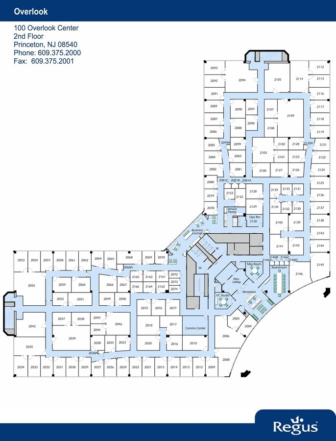 100 Overlook Ctr Princeton Nj 08540 Property For Lease On Map Viewstreet View