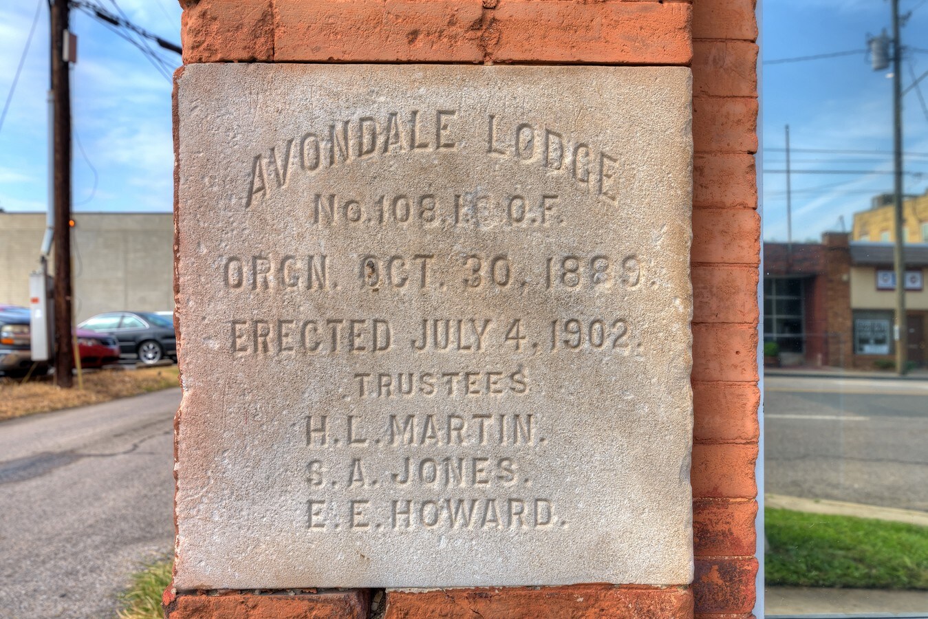 image Did old Avondale building's cryptic letters stand for secret society?